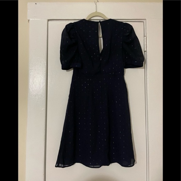 Express Navy Blue A-line Dress Size XS - Picture 13 of 16